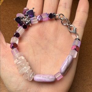 Elegant dyed agate Beaded Bracelet